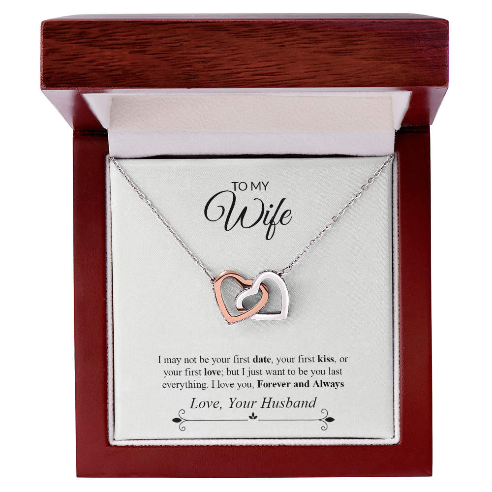 To My Wife | Interlocking Hearts necklace