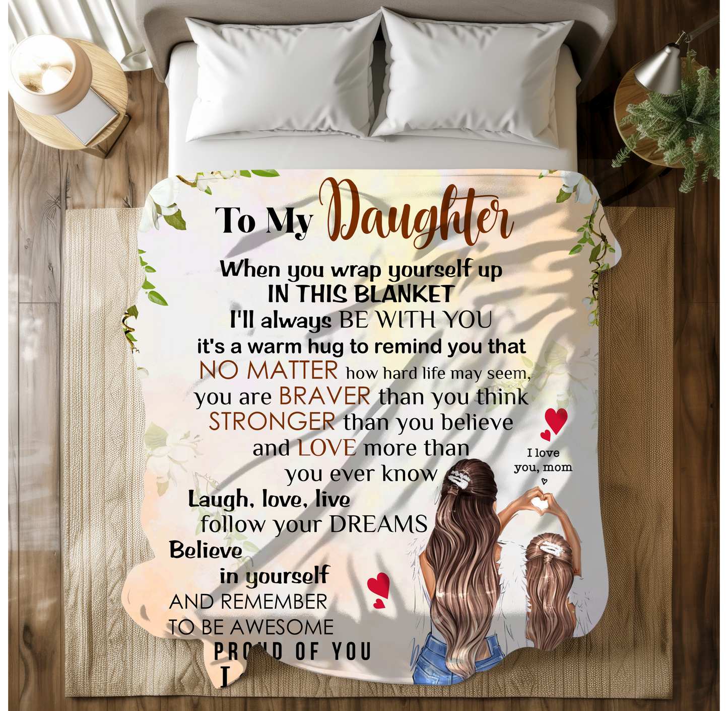 To My Daughter | Fleece Blanket